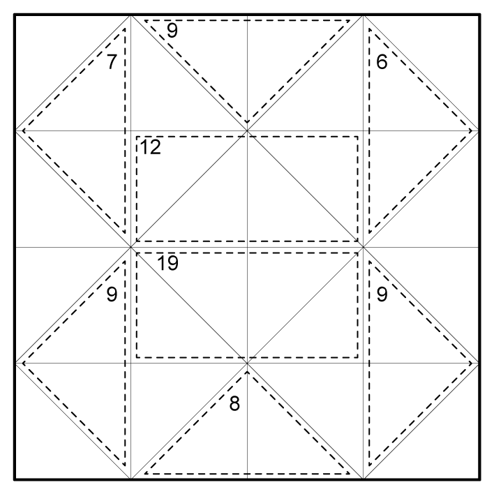 Killer Tetrakis Square Medium 01